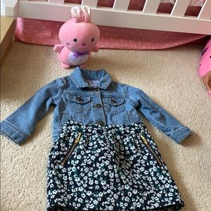 Janie and Jack Floral Skirt